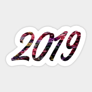 Happy New year 2019 Sticker